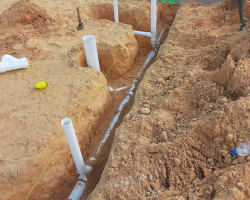 Underground plumbing