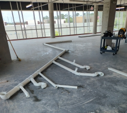 Pre fabricated plumbing